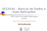 Prof. Jose Fernando Rodrigues Junior Material original: Elaine Parros Machado de Sousa Introdução SCC0141 - Bancos de Dados e Suas Aplicações.