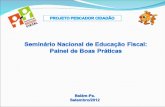 SATG. A INCLUSÃO DA EDUCAÇÃO FISCAL NO SETOR PESQUEIRO PARAENSE: Um Instrumento de política pública para o desenvolvimento econômico-social SATG .