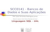 SCC0141 - Bancos de Dados e Suas Aplicações Prof. Jose Fernando Rodrigues Junior Material original: Elaine Parros Machado de Sousa Linguagem SQL – DML.