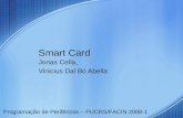 Smart Card Jonas Cella, Vinicius Dal Bó Abella Programação de Periféricos – PUCRS/FACIN 2008-1.