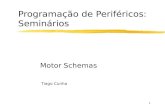 1 Programação de Periféricos: Seminários Motor Schemas Tiago Cunha.
