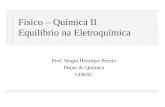 Físico – Química II Equilíbrio na Eletroquímica Prof. Sérgio Henrique Pezzin Depto de Química UDESC.