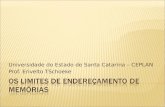 Universidade do Estado de Santa Catarina – CEPLAN Prof. Erivelto TSchoeke.
