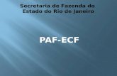 Secretaria de Fazenda do Estado do Rio de Janeiro PAF-ECF.
