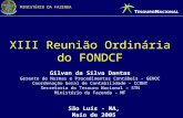 MINISTÉRIO DA FAZENDA São Luís - MA, Maio de 2005 XIII Reunião Ordinária do FONDCF Gilvan da Silva Dantas Gerente de Normas e Procedimentos Contábeis -