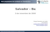Sindicato Nacional das Empresas Distribuidoras de Gás Liquefeito de Petróleo Pré-Lançamento do combate ao Clandestino Salvador – Ba 3 de novembro de 2009.