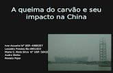 A queima do carvão e seu impacto na China Ivor Accarini N° USP: 4898267 Leandro Prestes No 4951923 Maria C. Melo Silva N° USP: 5642044 Andre Motta Renata.