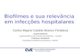 Biofilmes e sua relevância em infecções hospitalares Carlos Magno Castelo Branco Fortaleza Superintendente Superintendência de Controle de Endemias – SUCEN.