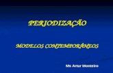 PERIODIZAÇÃO MODELOS CONTEMPORÂNEOS Ms Artur Monteiro