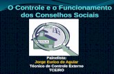 Painelista: Jorge Eurico de Aguiar Técnico de Controle Externo TCE/RO.