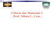 Ciência dos Materiais I - Prof. Nilson – Aula 9  1/43 Ciência dos Materiais I Prof. Nilson C. Cruz.