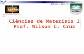 Ciências de Materiais I - Prof. Nilson – Aula 4  Ciências de Materiais I Prof. Nilson C. Cruz.
