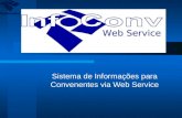 Sistema de Informações para Convenentes via Web Service.