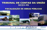 TRIBUNAL DE CONTAS DA UNIÃO SECEX-MS FISCALIZAÇÃO DE OBRAS PÚBLICAS.