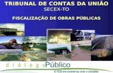TRIBUNAL DE CONTAS DA UNIÃO SECEX-TO FISCALIZAÇÃO DE OBRAS PÚBLICAS.