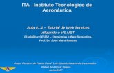 ITA - Instituto Tecnológico de Aeronáutica Aula #1.1 – Tutorial de Web Services utilizando o VS.NET Disciplina: CE 262 – Ontologias e Web Semântica. Prof.