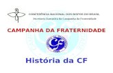 CONFERÊNCIA NACIONAL DOS BISPOS DO BRASIL Secretaria Executiva da Campanha da Fraternidade CAMPANHA DA FRATERNIDADE História da CF.