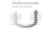 Divisão em Camadas Exemplo: Uma viagem aérea. Modelo em Camadas Rede de Computadores – TE090 Prof. Eduardo Parente Ribeiro Universidade Federal do Parana.