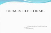 CRIMES ELEITORAIS MRIO AUGUSTO MARQUES DA COSTA PALESTRANTE
