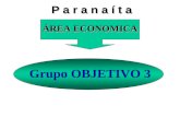 ÁREA ECONOMICA Grupo OBJETIVO 3 P a r a n a í t a.