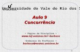 1 Aula 9 Concorrência Universidade do Vale do Rio dos Sinos barbosa barbosa@exatas.unisinos.br.