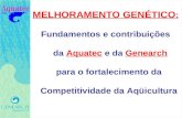 MELHORAMENTO GENÉTICO : Fundamentos e contribuições da Aquatec e da Genearch para o fortalecimento da Competitividade da Aqüicultura.