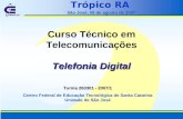 Trópico RA São José, 08 de agosto de 2007 Trópico RA São José, 08 de agosto de 2007 Telefonia Digital Curso Técnico em Telecomunicações Telefonia Digital.