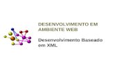 DESENVOLVIMENTO EM AMBIENTE WEB Desenvolvimento Baseado em XML.