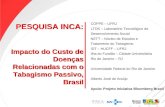 PESQUISA INCA: Impacto do Custo de Doenças Relacionadas com o Tabagismo Passivo, Brasil PESQUISA INCA: Impacto do Custo de Doenças Relacionadas com o Tabagismo.