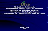 Ministério da Educação Universidade Federal Rural da Amazônia Instituto de Ciências Agrárias Disciplina: Fisiologia Vegetal Professor: Dr. Roberto Cezar.