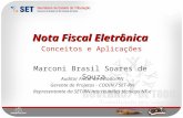 Nota Fiscal Eletrônica Marconi Brasil Soares de Souza Auditor Fiscal do Estado/RN Gerente de Projetos - CODIN / SET-RN Representante da SET/RN nas reuniões.