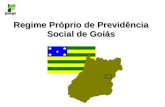 Regime Próprio de Previdência Social de Goiás. Roteiro Cronológico Ações já desenvolvidas 1º - Avaliação Jurídica; 2º - 1ª, 2ª e 3ª Avaliação Atuarial;