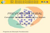 MPS - Ministério da Previdência Social SPS - Secretaria de Previdência Social PREVIDÊNCIA RURAL Conceitos, Dados Gerais e Impactos Sociais BRASÍLIA, MAIO.