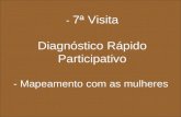 - 7ª Visita Diagnóstico Rápido Participativo - Mapeamento com as mulheres.
