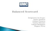 Balanced Scorecard Integrantes do Grupo: Janice Zambon Juliana Fonseca Valeria Silvestre Valeria Rodrigues Wagner Peron.