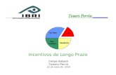 Incentivos de Longo Prazo Felipe Rebelli Towers Perrin 25 de maio de 2000.