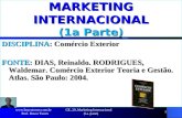 CE_29_Marketing Internacional (1a. parte) 1 MARKETING INTERNACIONAL (1a Parte) DISCIPLINA: Comércio Exterior FONTE: DIAS, Reinaldo. RODRIGUES, Waldemar.