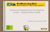 Sistema de Acompanhamento da Freqüência Escolar – Programa Bolsa Família. Fortaleza, 10 de março de 2008.