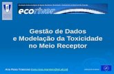 1 Gestão de Dados e Modelação da Toxicidade no Meio Receptor LIFE02/ENV/P/000416 Ana Rosa Trancoso (ana.rosa.maretec@ist.utl.pt)ana.rosa.maretec@ist.utl.pt.