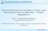 ENGENHARIA ELÉTRICA Desenvolvimento de um Motor Linear para Acionamento de um Elevador – Projeto Magnelever TCC – Engenharia Elétrica Desenvolvimento de.