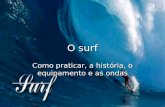 O surf Como praticar, a história, o equipamento e as ondas.