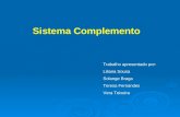 Sistema Complemento Trabalho apresentado por: Liliana Sousa Solange Braga Teresa Fernandes Vera Teixeira.