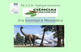 EB 2;3 Dr. Pedrosa Veríssimo - Paião Era Geológica Mesozóico.