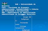 UnB Universidade de Brasília FACE Faculdade de Economia, Administração, Contabilidade e Ciência da Informação e Documentação ADM Departamento de Administração.