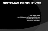 UNB/ FACE/ ADM Administração de Recursos Materiais Prof.º Guillermo Asper Grupo 14E (Turma C) 1.