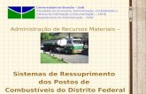 Administração de Recursos Materiais – 2º/2008 Sistemas de Ressuprimento dos Postos de Combustíveis do Distrito Federal Universidade de Brasília – UnB Faculdade.