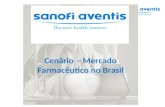 Cenário - Mercado Farmacêutico no Brasil. 1-) Clientela: Atual: A empresa atua forte no mercado consumidor de medicamentos em geral e também participa.