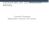 EVOLUCAO DA TECNOLOGIA MÓVEL Leandro Solagna Reginaldo Carneiro de Souza.
