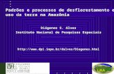 Padrões e processos de desflorestamento e uso da terra na Amazônia Diógenes S. Alves Instituto Nacional de Pesquisas Espaciais .