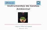 Instrumentos de Gestão Ambiental Eng. Dr. André Luiz Tachard Setembro / 2011.
